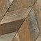 Ekena Millwork Chevron Boat Wood Mosaic Wall Tile, Natural Finish, 11 7/8"W x 11 7/8"H x 3/8"P WPW12X12CVMENA - alternate 4